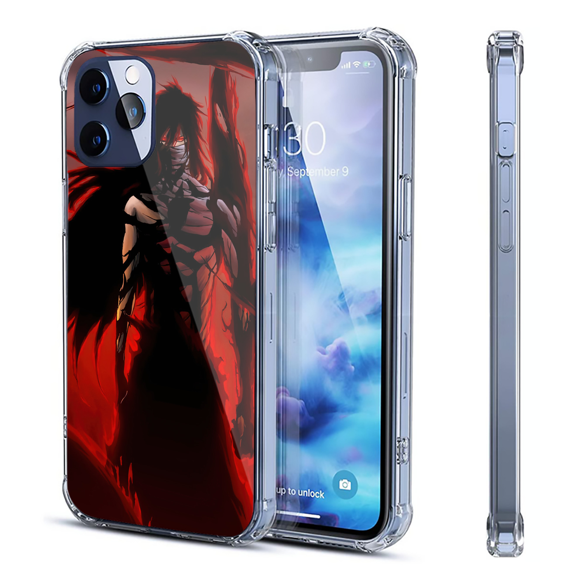 （画像用） ブリーチ BLEACH 【iPhone 12シリーズ対応】透明スマホケース（クリアソフトケース）